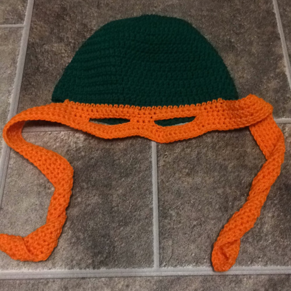 Ninga Turtle Halloween hat / mask